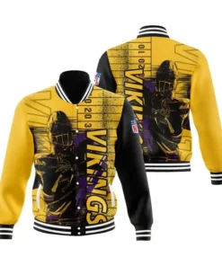 Minnesota Vikings Varsity Jacket 1