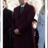 Misha Collins Gotham Knights Maroon Coat
