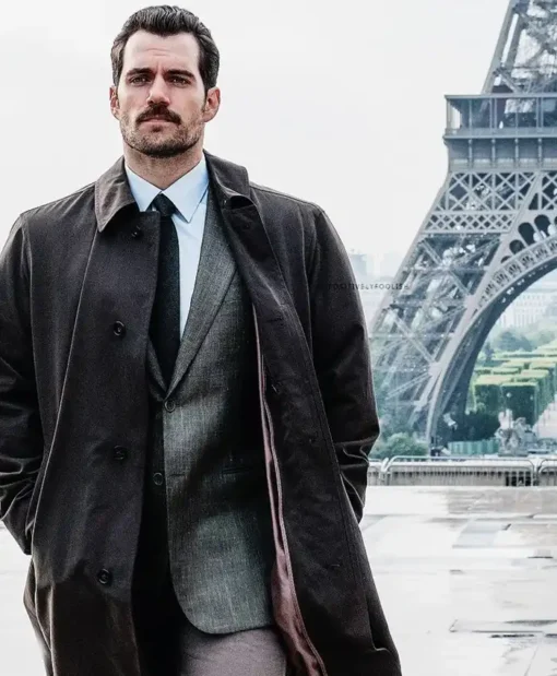 Mission Impossible Henry Cavill Fallout Trench Coat