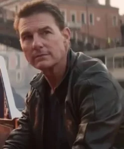 Mission Impossible Reckoning Ethan Hunt Leather Black Jacket