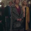 Molly Ringwald TV Series Riverdale Mary Andrews Black and White Trench Coat