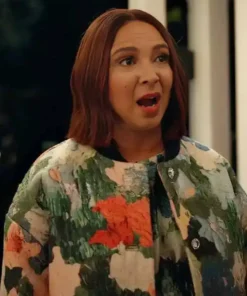 Molly Wells Loot S02 Printed Floral Coat