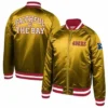 Mona Von San Francisco 49ers Satin Bomber Jacket