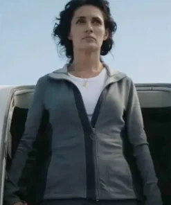 Monarch Legacy of Monsters Natalia Verdugo Grey Fleece Jacket