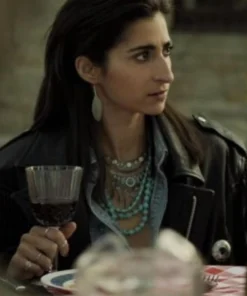 Money Heist Nairobi Black Fringe Jacket