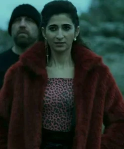 Money Heist Nairobi Fur Collar Jacket