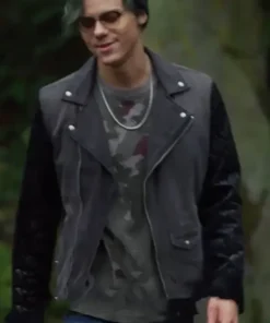 Monster High The Movie Deuce Gorgon Black Leather Jacket