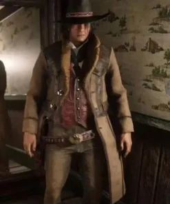 Montana Red Dead Redemption 2 Brown Coat
