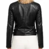 Motorcycle Women Black Jacket