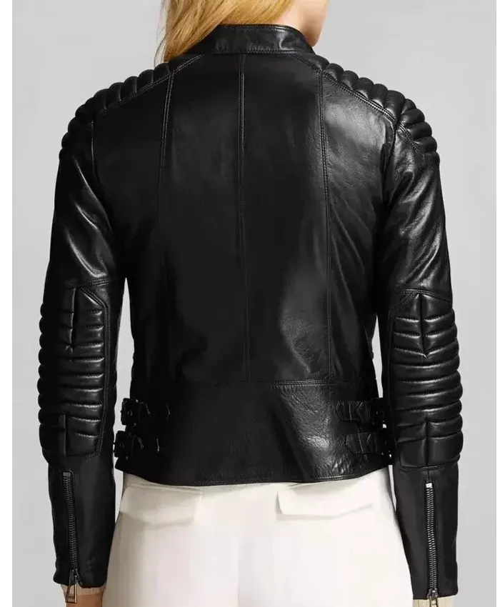 Motorcycle Women's Jacket Black For Sale