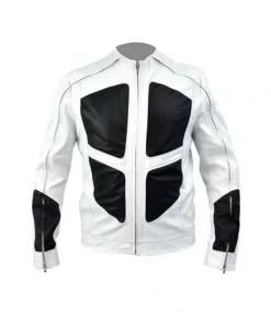 Movie DeadPool 2 Lewis Tan Black And White Jacket