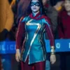 Ms. Marvel Kamala Khan Cosplay Faux Leather Jacket