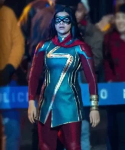 Ms. Marvel Kamala Khan Cosplay Faux Leather Jacket