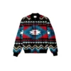 Multicolor Wool Bomber Jacket