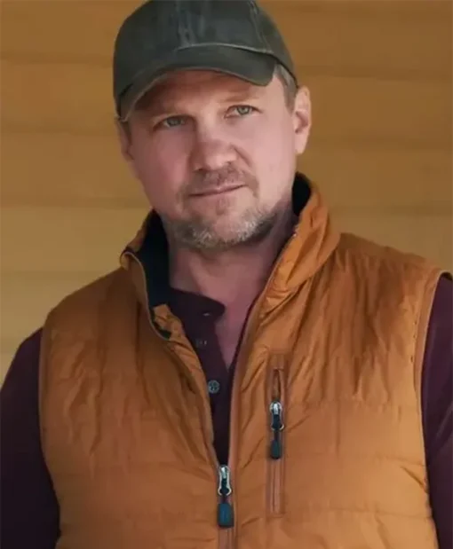My Life With The Walter Boys S01 Marc Blucas Brown Vest
