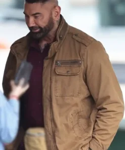 My Spy The Eternal City 2024 Dave Bautista Brown Jacket