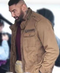 My Spy The Eternal City 2024 Dave Bautista Brown Jacket For Sale