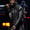 NBA All Star 2023 Burna Boy Black Jacket