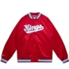 NBA Sacramento Kings Red Varsity Jacket