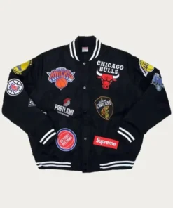 NBA Teams Nike Warm Up Black Jacket