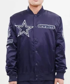 NFL Bartolomeo Dallas Cowboys Purple Varsity Jacket