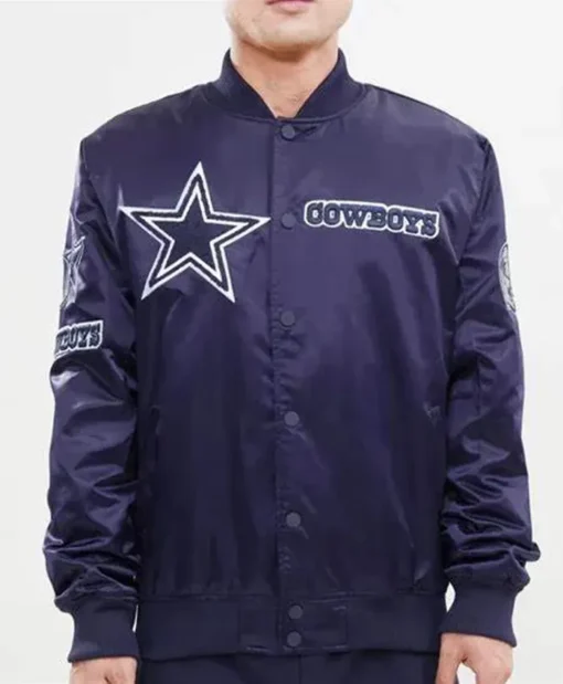 NFL Bartolomeo Dallas Cowboys Purple Varsity Jacket