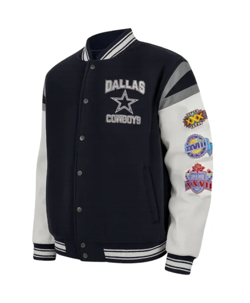 Shop This NFL Beck Dallas Cowboys Varsity Full-Snap Jacket For Men and Women