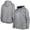 NFL Benn Denver Broncos Grey Hooded Jacket
