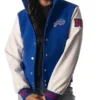 NFL Buffalo Bills Blue Hooded Varsity Jacket