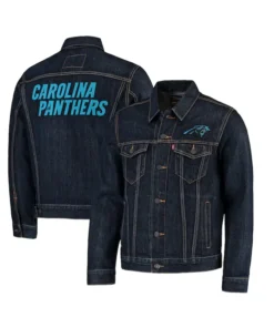 NFL Carolina Panthers Mattie Denim Trucker Jacket