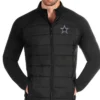 NFL Dallas Cowboys Black Quilted Full-Zip Jacket