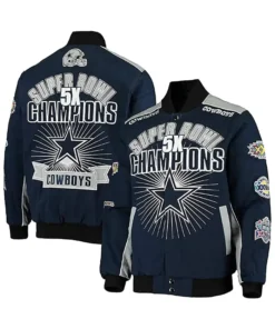 NFL Dallas Cowboys Super Bowl Jacket Navy