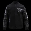 NFL Dallas Cowboys Wool Jacket Black