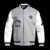 NFL Dallas Cowboys Wool Jacket Grey
