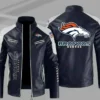 NFL Denver Broncos Leather Jacket