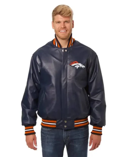 NFL Denver Broncos Multiple Leather Jacket