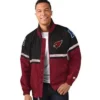 NFL G-III Arizona Cardinals Smith Red and Black Jacket