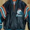 NFL Miami Dolphins Leather Jacket