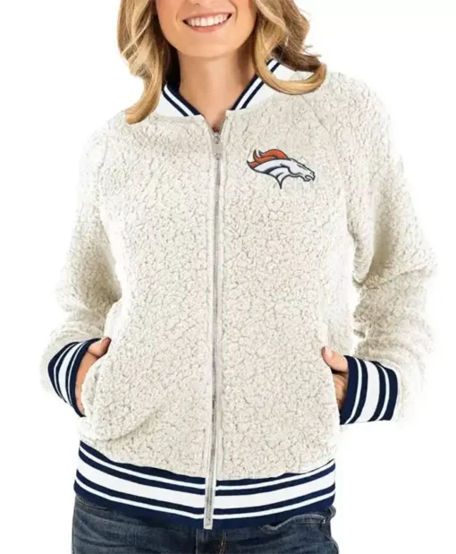 NFL Nealon Denver Broncos Sherpa Bomber Jacket