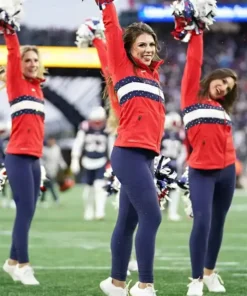 NFL New England Patriots Cheerleaders Red Jacket