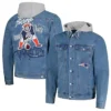 NFL New England Patriots Hooded Trucker Jacket
