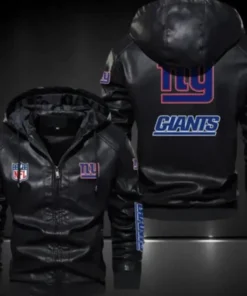 NFL New York Giants Leather Jacket
