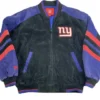 NFL New York Giants Suede Leather Jacket