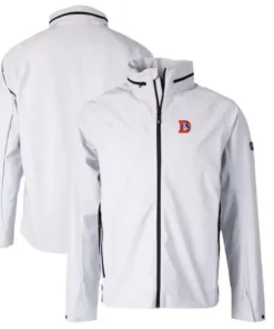 NFL Oberon Denver Broncos White Full-Zip Jacket