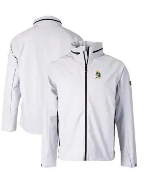 NFL Rutherford Green Bay Packers White Track Jacket For Men And Women