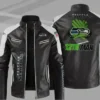 NFL Team Seattle Seahawks Leather Jacket