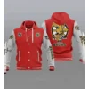 NHL Boston Bruins Tom And Jerry Hooded Baseball Jacket on sale