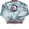 NHL Buy Buffalo Sabres Goathead Silver Satin Letterman Varsity Jacket For Men And Women