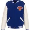 NY Knicks Blue and White Jacket