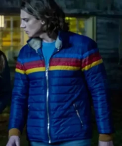 Nancy Drew Ace Blue Puffer Jacket